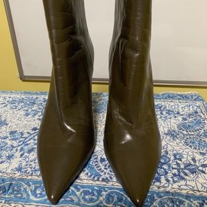 Jimmy Choo Brown Heeled Boots with Stiletto Heel